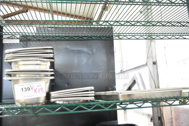 18 Stainless Steel Drop In Bins. 18 Times Your Bid!  - Image 1 of 6