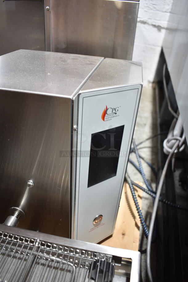 BRAND NEW SCRATCH AND DENT! Cooking Performance Group CPG 351ICOED Stainless Steel Commercial Countertop Electric Powered Conveyor Pizza Oven. 240 Volts, 1 Phase. - Image 5 of 8