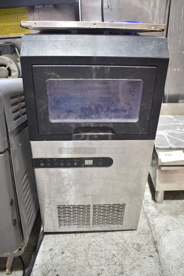 Lifeplus DBJ-45 Stainless Steel Commercial Self Contained Undercounter Ice Machine. 120 Volts, 1 Phase.  - Image 1 of 5
