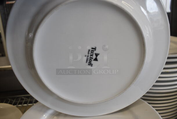 13 White Ceramic Plates. 9.5x9.5x1. 13 Times Your Bid! - Image 4 of 4