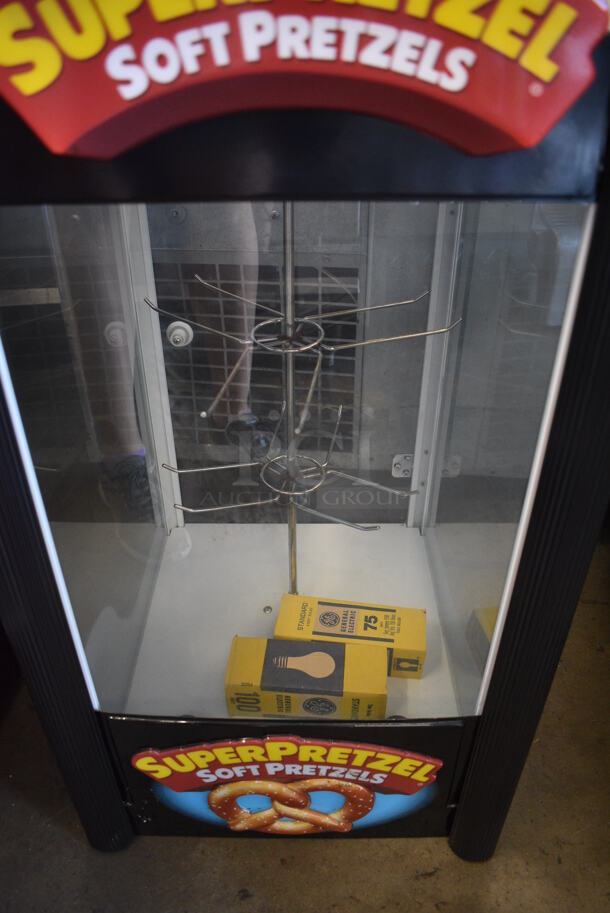 Super Pretzel Metal Commercial Countertop Warming Display Merchandiser. 17x19x43. Tested and Powers On But Does Not Get Warm - Image 5 of 5