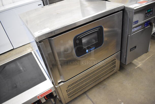 2019 Desmon GBF-5PNA+ETL Stainless Steel Commercial Undercounter Blast Chiller on Commercial Casters. 110-115 Volts, 1 Phase. 31.5x31.5x35. Tested and Powers On But Touch Screen Does Not Work - Image 3 of 6
