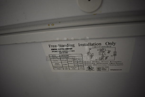 General Electric FCM7SUCWW Free Standing Freezer. Tested and Working (Main Building) - Image 7 of 9