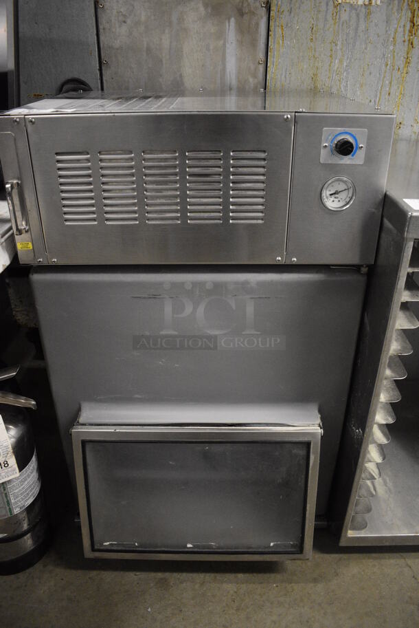 Glastender Model Lettuce Crisper Stainless Steel Commercial Countertop Lettuce Crisper. 115 Volts, 1 Phase. 24x24x37. Tested and Working! - Image 1 of 6