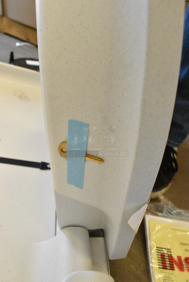 BRAND NEW SCRATCH AND DENT! Koala Kare KB300-05 White Granite Horizontal Surface-Mounted Baby Changing Station - Image 5 of 7