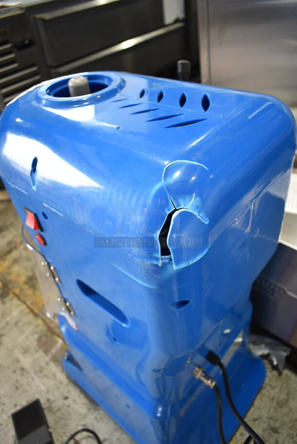 BRAND NEW SCRATCH AND DENT! 2023 Carnival King 382IBS250 Metal Countertop Ice Shaver. See Pictures For Damage to Back. 120 Volts, 1 Phase. Tested and Does Not Power On
 - Image 9 of 10