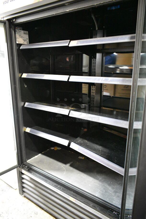 2021 True TVM-48SL-HC Metal Commercial 2 Door Reach In Cooler Merchandiser w/ Metal Shelves. 115 Volts, 1 Phase. Tested and Working! - Image 5 of 6