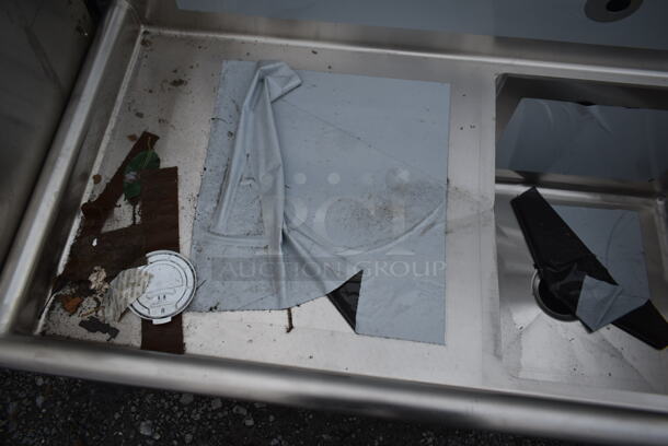 BRAND NEW SCRATCH AND DENT! Regency 600S1181824 LFT Stainless Steel Commercial Single Bay Sink w/ Left Side Drain Board. No Legs Bay 18x18. Drain Board 22x20 - Image 3 of 6