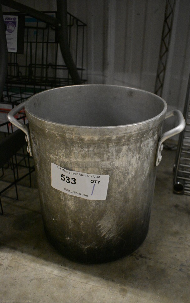 Metal Stock Pot. 13x10.5x12 - Image 1 of 2