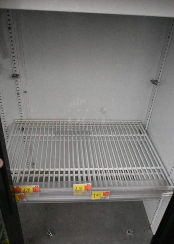 2016 True GDM-41SL-48-HC-LD Metal Commercial 2 Door Reach In Cooler Merchandiser w/ Poly Coated Racks. 115 Volts, 1 Phase. Tested and Working! - Image 3 of 5