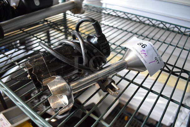 Waring Metal Commercial Immersion Blender. 3x3x7, 3x3x9. Tested and Does Not Power On