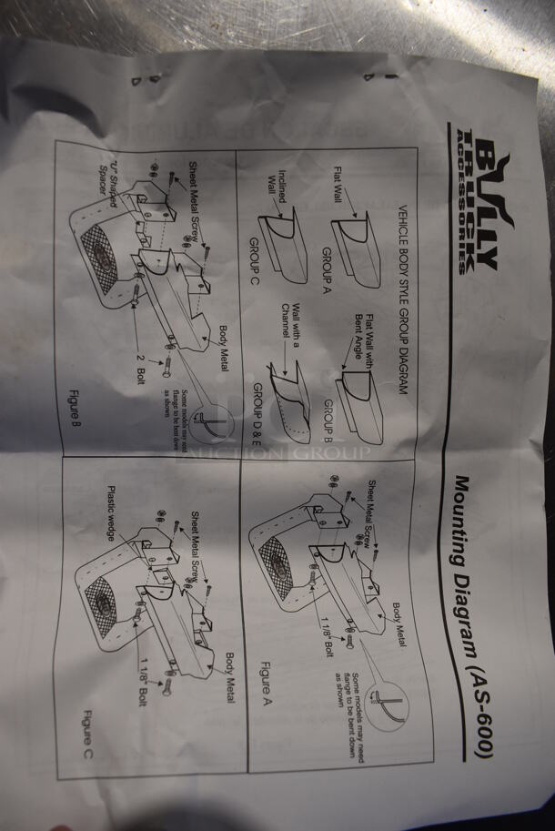 IN ORIGINAL BOX! Bully AS-600 Metal Side Step for Pick Up Truck - Image 4 of 5