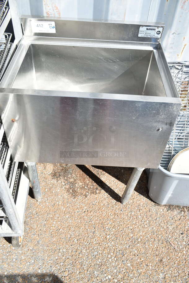 Krowne 18-7 Stainless Steel Commercial Ice Bin.  - Image 1 of 3