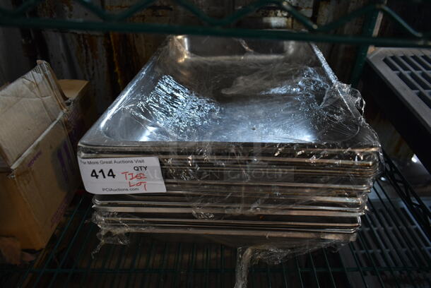 ALL ONE MONEY! Tier Lot of Various Items Including Stainless Steel Full Size Drop In Bins and Plastic Knives - Image 3 of 4