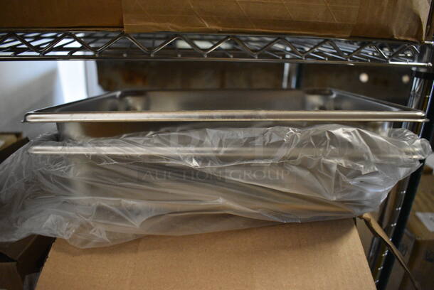 2 BRAND NEW IN BOX! Vollrath Stainless Steel 1/2 Size Drop In Bins. 1/2x2. 2 Times Your Bid! - Image 4 of 5