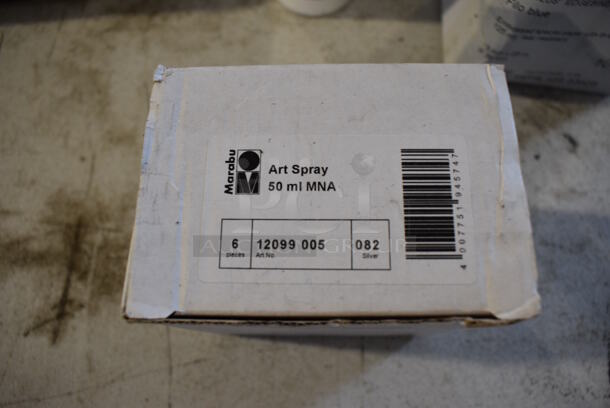 BRAND NEW Box of 6 Marabu Art Spray Bottles. 1.25x1.25x4.5 - Image 4 of 4