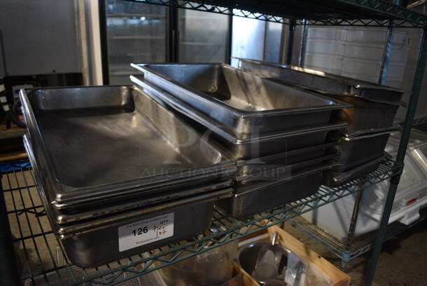 ALL ONE MONEY! Tier Lot of Various Items Including Stainless Steel Drop In Bins