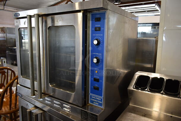 2 Cook Rite ATCO-513NB Stainless Steel Commercial Natural Gas Powered Full Size Convection Ovens w/ View Through Doors, Metal Oven Racks and Thermostatic Controls. 2 Times Your Bid! - Image 2 of 9
