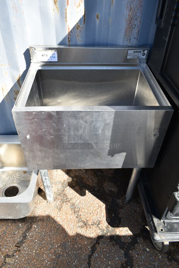 Krowne 18-24 Stainless Steel Commercial Ice Bin.  - Image 1 of 3