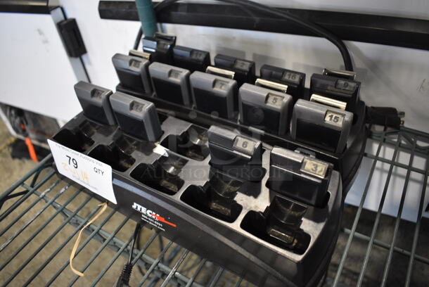ALL ONE MONEY! Lot of 2 J Tech Beeper Chargers w/ 14 Beepers. 13x5x4 - Image 2 of 5