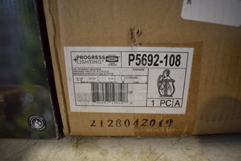 BRAND NEW SCRATCH AND DENT! Progress Lighting Hubbell P5692-108 Oil Rubbed Bronze Light Fixture
