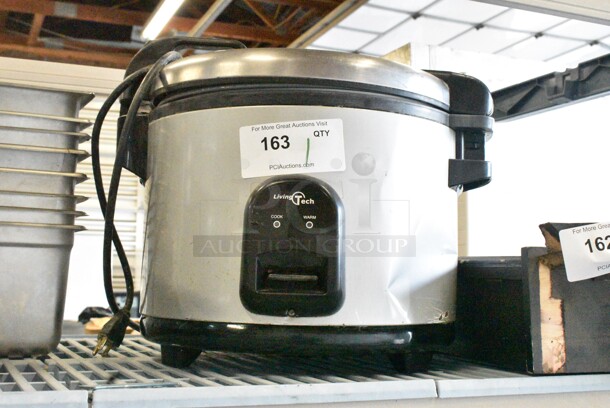 Living Tech BJC-282BE Metal Countertop Rice Cooker. 120 Volts, 1 Phase. Tested and Does Not Power On - Image 1 of 7