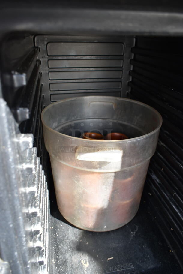 Cambro 47620 Poly 2 Door Reach In Portable Insulated Food Catering Cabinet on Commercial Casters. Missing Lower Door.  - Image 2 of 5