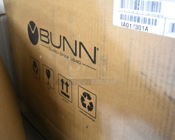 BRAND NEW SCRATCH AND DENT! Bunn 12950.0212 CWTF15-3 12 Cup Automatic Coffee Brewer with 3 Lower Warmers and Hot Water Faucet. 120 Volts, 1 Phase.  - Image 3 of 4