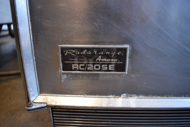 Amana RC/20SE Metal Commercial Countertop Microwave Oven. 18x21x18 - Image 5 of 7