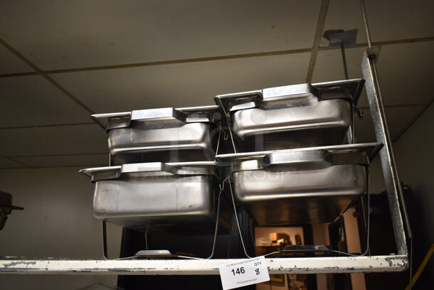 8 Metal Chafing Dishes. 8 Times Your Bid! (dish room) - Image 2 of 4