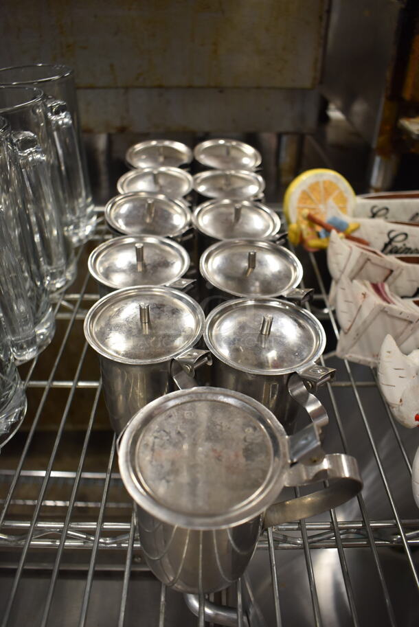 11 Metal Pitchers. 4x3x3.5. 11 Times Your Bid! - Image 2 of 3