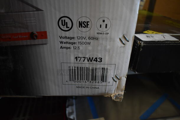 BRAND NEW SCRATCH AND DENT! Avantco 177W43 Stainless Steel Commercial Countertop Food Warmer. 120 Volts, 1 Phase. Tested and Working! - Image 5 of 5