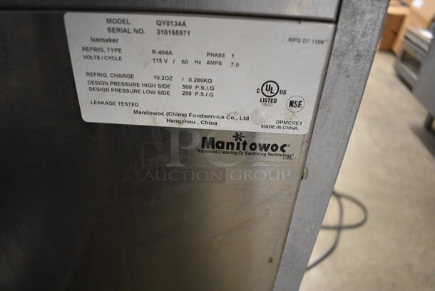 Manitowoc Model QY0134A Stainless Steel Commercial Self Contained Ice Machine. 115 Volts, 1 Phase. 26x25x33 - Image 6 of 6