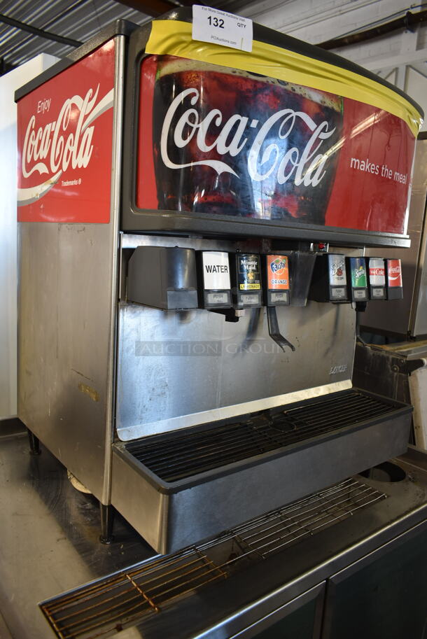 Stainless Steel Commercial 8 Flavor Carbonated Beverage Machine on Duke Stainless Steel Soda Station. - Image 5 of 12