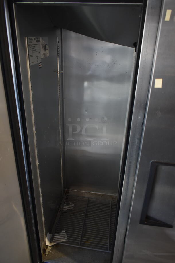 2016 True T-35 Stainless Steel Commercial 2 Door Reach In Cooler w/ Poly Coated Racks. 115 Volts, 1 Phase. Tested and Powers On But Does Not Get Cold - Image 4 of 6