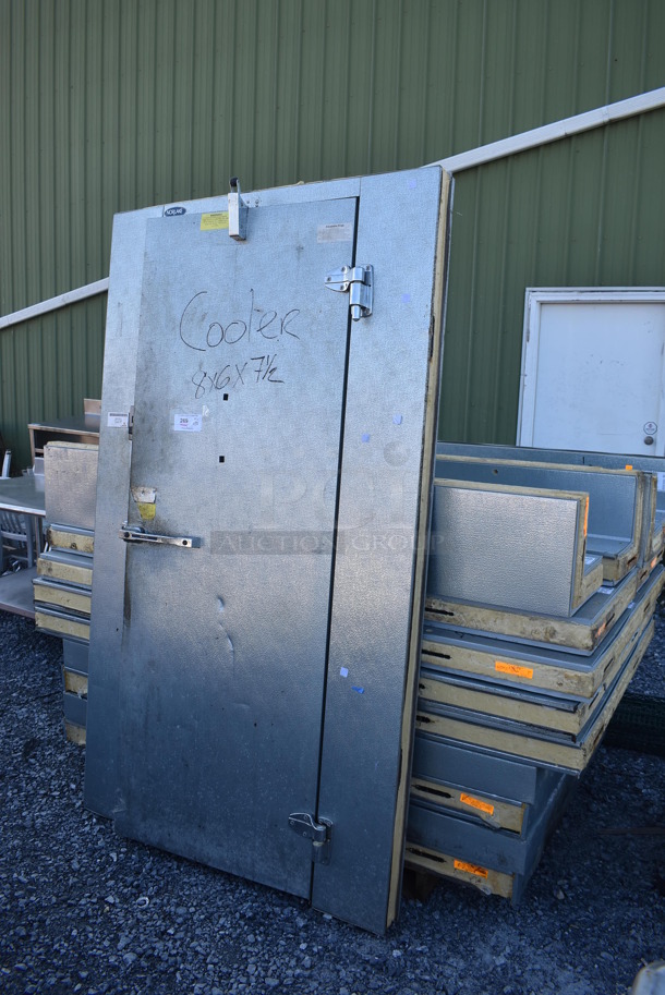 Norlake 8'x6'x7.5' SELF CONTAINED Walk In Freezer Box w/ Floor, Copeland RFT42C1E-PFV-959 Compressor and Norlake CPF100DC-A Condenser. 208-230 Volts, 1 Phase. - Image 2 of 7