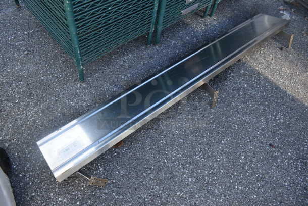 Stainless Steel Tray Slide. 72x14x8