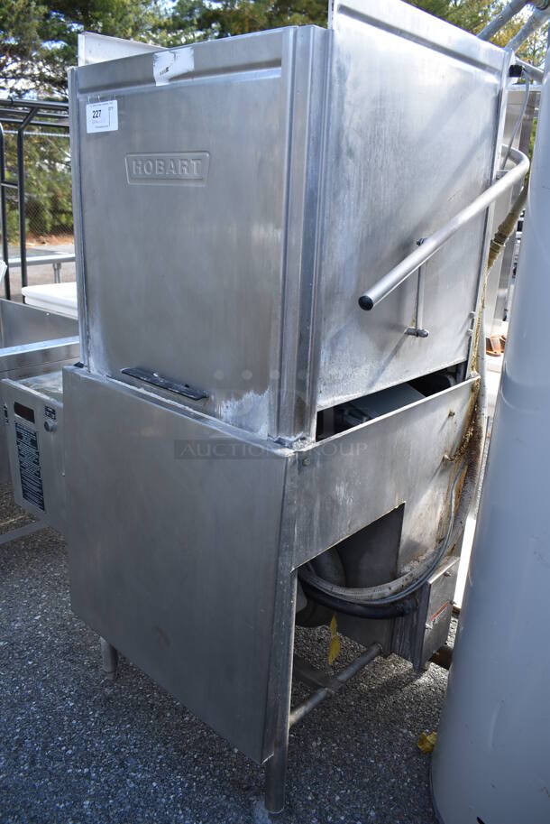 Hobart AM14 Stainless Steel Commercial Straight Pass Through Dishwasher. 208 Volts, 3 Phase. 43x29x65 - Image 3 of 12