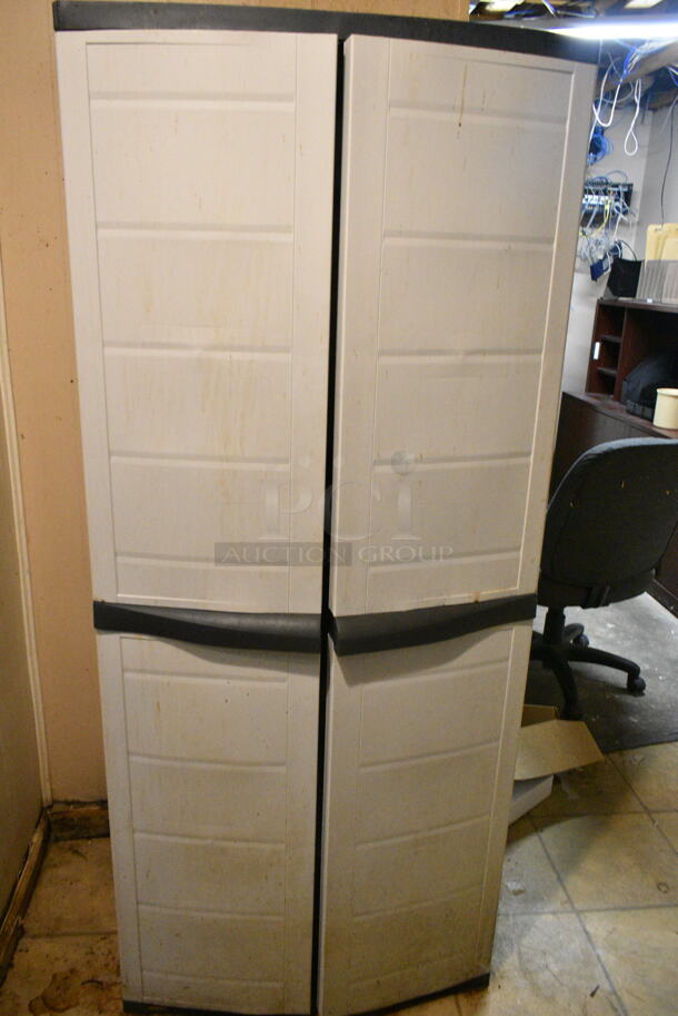 ALL ONE MONEY! Room Lot of Various Items Including Desk, Office Chair, Filing Cabinet, Wire Shelving. BUYER MUST REMOVE: Bring Tools and Manpower Needed To Remove This Item. (basement)  - Image 2 of 4