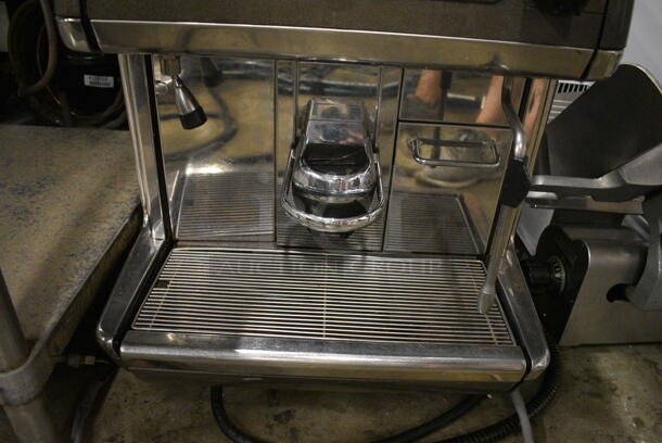 2014 La Cimbali Model S39/1 NF Barsystem Metal Commercial Countertop Automatic Single Group Espresso Machine w/ Hoper and Steam Wand. 208-240 Volts, 1 Phase. 19.5x27.5x34 - Image 6 of 6