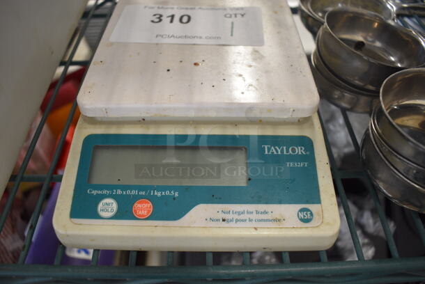 Taylor Model TE32FT Countertop Food Portioning Scale. 6x8x2 - Image 3 of 3