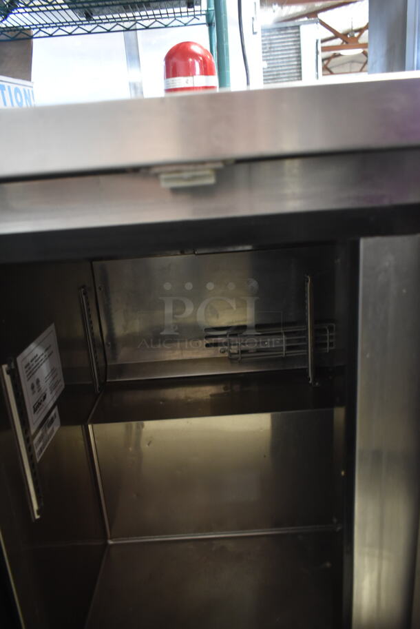 Turbo Air MUR-36-N6 Stainless Steel Commercial 2 Door Undercounter Cooler. 115 Volts, 1 Phase. Tested and Working! - Image 3 of 4