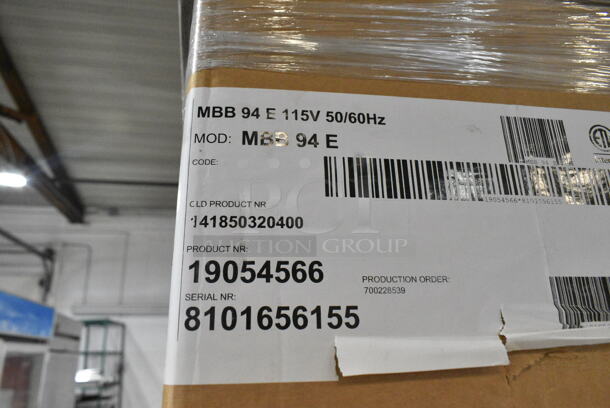 BRAND NEW IN CRATE! Micro Matic MBB 94 E Stainless Steel Commercial 3 Door Back Bar Cooler. 115 Volts, 1 Phase.  - Image 3 of 3