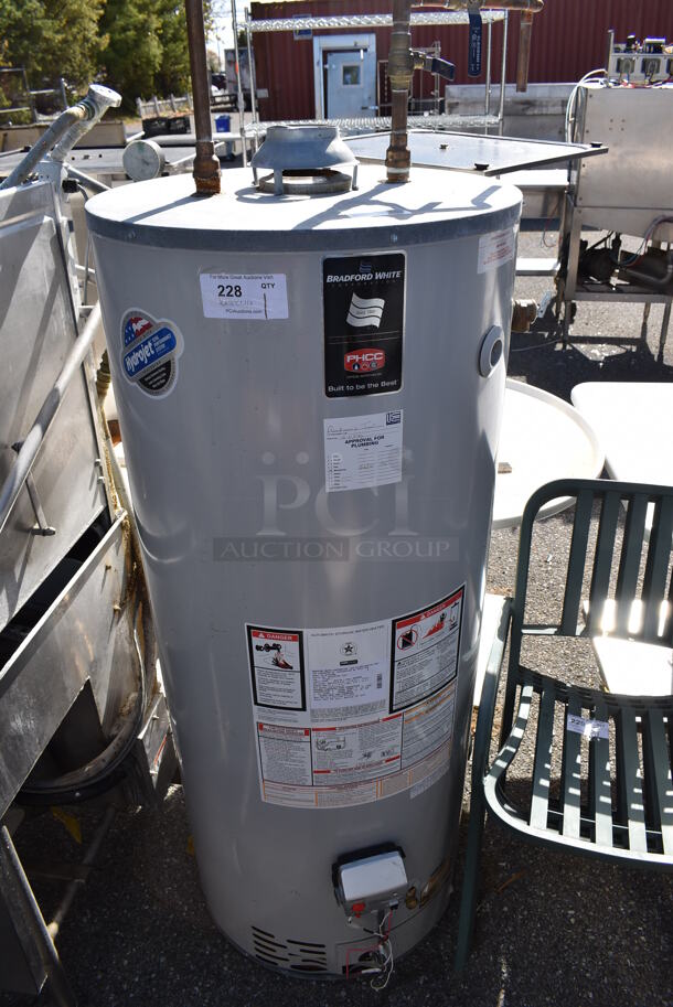 Bradford White MI75S6BN Metal Commercial Natural Gas Powered Water Heater. 27x27x72 - Image 1 of 8