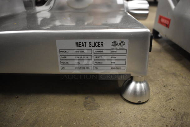 2020 Eurodib Model HBS-300L Stainless Steel Commercial Countertop Meat Slicer w/ Blade Sharpener. 110 Volts, 1 Phase. 23x19x17. Tested and Working! - Image 5 of 5