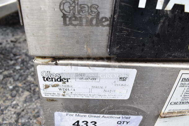 Glastender WDH-14 Stainless Steel Commercial Single Bay Wall Mount Sink w/ Faucet, Handles and Side Splash Guards. 14x15x21 - Image 2 of 4