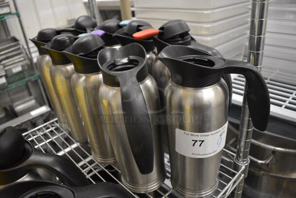 9 Stainless Steel Urns w/ 7 Lids. 7x4x11. 9 Times Your Bid! - Image 3 of 3