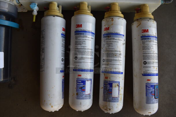 3M Water Filtration System w/ 4 Cartridges. 28x5x19 - Image 3 of 5