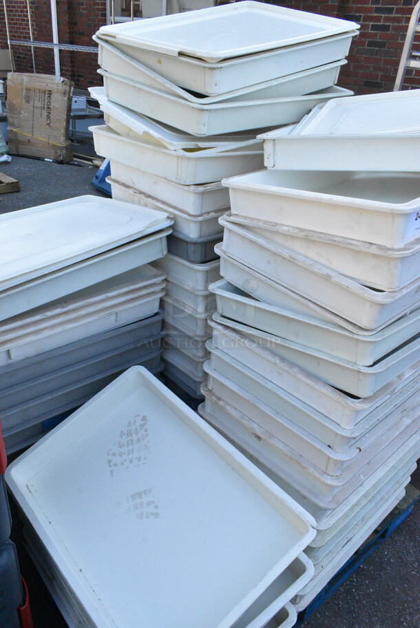 55 White Poly Dough Bins. 55 Times Your Bid! - Image 3 of 3