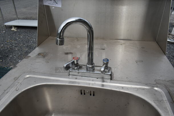 QualServ Stainless Steel Commercial Single Bay Portable Sink w/ Faucet and Handles on Commercial Casters. 120 Volts, 1 Phase. - Image 5 of 9